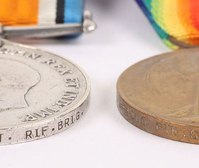 #34 – Great War 1914-15 Star Medal Trio for Service in the 11th Battalion Rifle Brigade