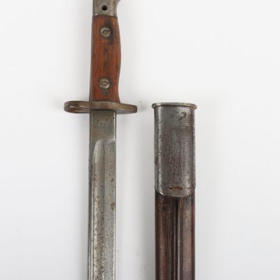 #344 – British 1907 Bayonet by Wilkinson Regimentally Marked to the 2nd Kent Fortress Field Company Royal Engineers (2 KFRE)