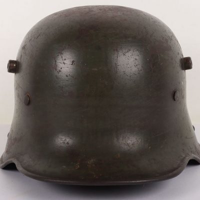 #456 – WW1 German M-16 Steel Helmet Shell