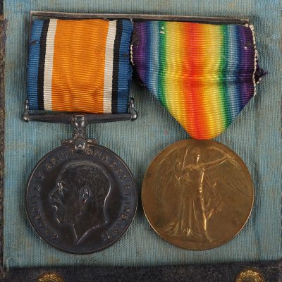 #50 – Great War Pair of Medals for Service in the British Red Cross and St. Johns