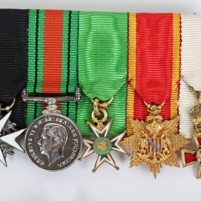 #63 – An Unusual and Impressive St. John’s Ambulance Group of 7 Medals and Decorations of Edward George Lawrence