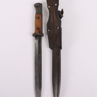 #690 – Pre-War German K98 Combat Bayonet with Matching Numbers