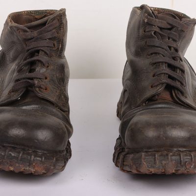 #734 – Pair of WW2 German Mountain Troops Ankle Boots