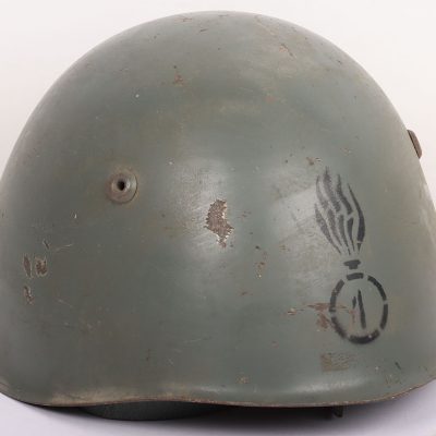 #747 – WW2 Italian M-33 Steel Combat Helmet