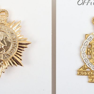 #93 – Channel Islands Royal Alderney Militia Badges