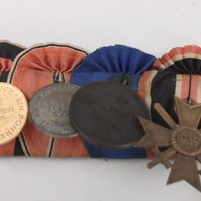 #79-1347 – Waffen-SS 4-plate medal bar