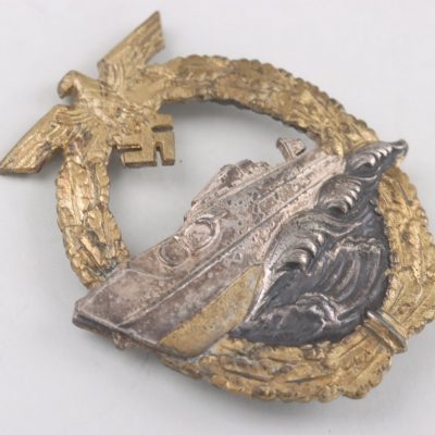 #79-1637 – E-Boat War Badge 2nd pattern – Schwerin Berlin