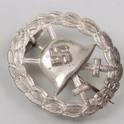 #79-1684 – Wound Badge 1939 in Silver, 1st Pattern – Cut out