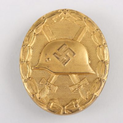 #79-1693 – Wound Badge in Gold 1939 including case – Hauptmünzamt Wien 30