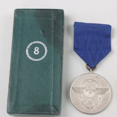 #79-1779 – 3 x Police Long Service Award with cases of issue